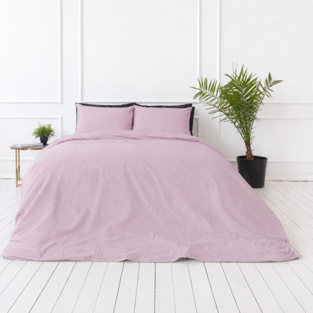 Påslakanset „Ash rose“. Enfärgade sängkläder, 140x200 cm, 150x200 cm, 160x200 cm, 180x200 cm, 200x200 cm, 200x220 cm, 240x220 cm Påslakanset „Ash rose“. Enfärgade sängkläder, 140x200 cm, 150x200 cm, 160x200 cm, 180x200 cm, 200x200 cm, 200x220 cm, 240x220 cm