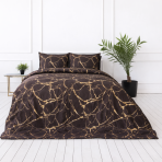 Påslakanset „Bronze Marble“. Sängkläder 155x200, 140x200 cm, 150x200 cm, 160x200 cm, 180x200 cm, 200x200 cm, 200x220 cm, 240x220 cm
