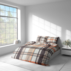 Påslakanset „Brownstone Grid“. Sängkläder 155x200, 140x200 cm, 150x200 cm, 160x200 cm, 180x200 cm, 200x200 cm, 200x220 cm, 240x220 cm Påslakanset „Brownstone Grid“. Sängkläder 155x200, 140x200 cm, 150x200 cm, 160x200 cm, 180x200 cm, 200x200 cm, 200x220 cm, 240x220 cm