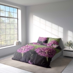 Påslakanset „Burdock“. Sängkläder med växtmotiv, 140x200 cm, 150x200 cm, 160x200 cm, 180x200 cm, 200x200 cm, 200x220 cm Påslakanset „Burdock“. Sängkläder med växtmotiv, 140x200 cm, 150x200 cm, 160x200 cm, 180x200 cm, 200x200 cm, 200x220 cm