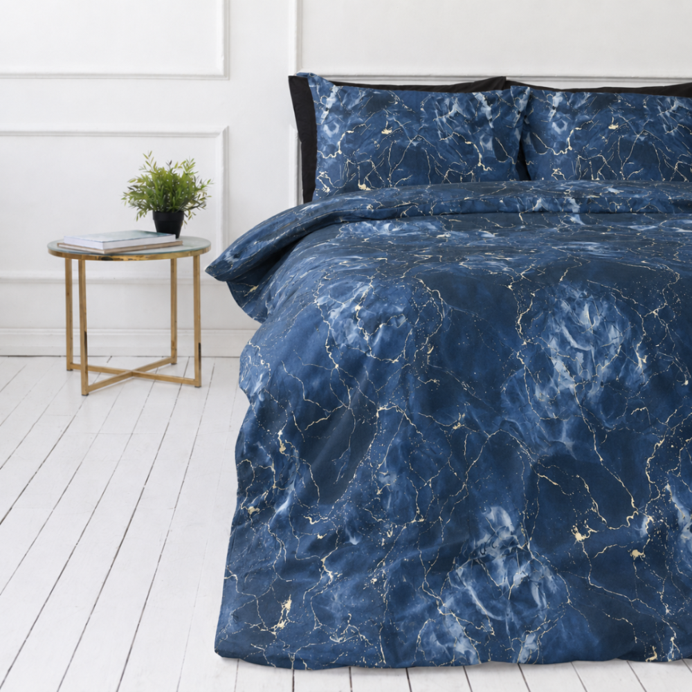 Påslakanset „Cosmic Blue“. Sängkläder 155x200, 140x200 cm, 150x200 cm, 160x200 cm, 180x200 cm, 200x200 cm, 200x220 cm, 240x220 cm Påslakanset „Cosmic Blue“. Sängkläder 155x200, 140x200 cm, 150x200 cm, 160x200 cm, 180x200 cm, 200x200 cm, 200x220 cm, 240x220 cm