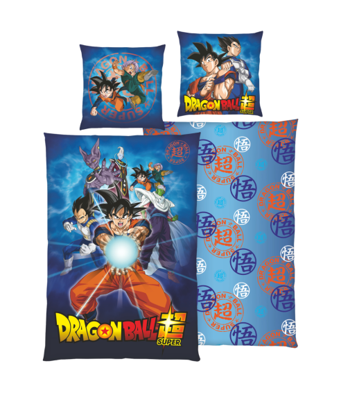 Påslakanset „Dragon Ball Super“. Bomull sängkläder
