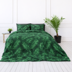 Påslakanset „Fern“. Sängkläder med växtmotiv, 140x200 cm, 150x200 cm, 160x200 cm, 180x200 cm, 200x200 cm, 200x220 cm