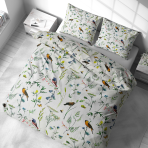 Påslakanset „Song Nest“. Mönstrade sängkläder, 140x200 cm, 200x200 cm, 200x220 cm Påslakanset „Song Nest“. Mönstrade sängkläder, 140x200 cm, 200x200 cm, 200x220 cm