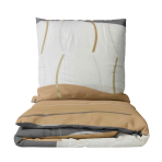 Påslakanset „Cascade“. Bruna sängkläder, 140x200 cm, 150x200 cm Påslakanset „Cascade“. Bruna sängkläder, 140x200 cm, 150x200 cm