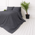 Påslakanset „Graphite“. Enfärgade sängkläder, 140x200 cm, 150x200 cm, 160x200 cm, 180x200 cm, 200x200 cm, 200x220 cm, 240x220 cm Påslakanset „Graphite“. Enfärgade sängkläder, 140x200 cm, 150x200 cm, 160x200 cm, 180x200 cm, 200x200 cm, 200x220 cm, 240x220 cm