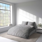 Påslakanset „Grey Ripple“. Grå sängkläder, 140x200 cm, 200x200 cm, 200x220 cm, 240x220 cm Påslakanset „Grey Ripple“. Grå sängkläder, 140x200 cm, 200x200 cm, 200x220 cm, 240x220 cm