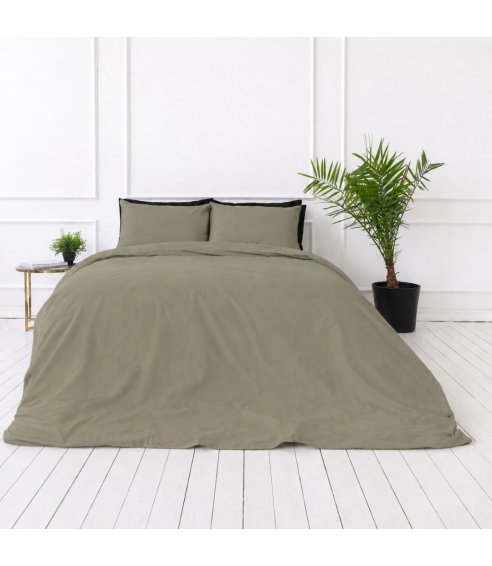 Påslakanset „Khaki Grey“. Påslakanset 140x200
