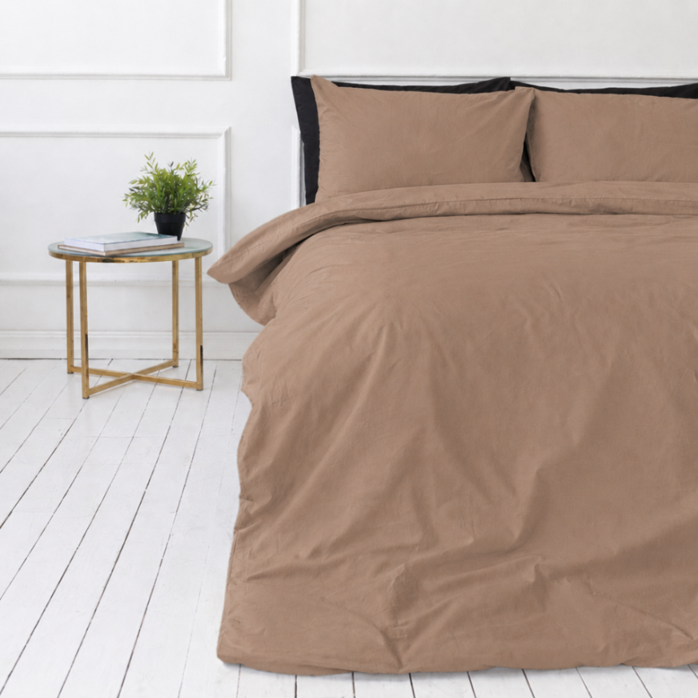 Påslakanset „Latte“. Enfärgade sängkläder, 140x200 cm, 150x200 cm, 160x200 cm, 180x200 cm, 200x200 cm, 200x220 cm, 240x220 cm Påslakanset „Latte“. Enfärgade sängkläder, 140x200 cm, 150x200 cm, 160x200 cm, 180x200 cm, 200x200 cm, 200x220 cm, 240x220 cm