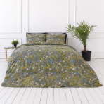 Påslakanset „Leafara“. Sängkläder 155x200, 140x200 cm, 150x200 cm, 160x200 cm, 180x200 cm, 200x200 cm, 200x220 cm, 240x220 cm. Naturligt grönt sängkläderset med romantiskt blommönster. Påslakanset „Leafara“. Sängkläder 155x200, 140x200 cm, 150x200 cm, 160x200 cm, 180x200 cm, 200x200 cm, 200x220 cm, 240x220 cm. Naturligt grönt sängkläderset med romantiskt blommönster.