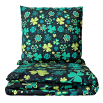 Påslakanset „Lucky Leaf“. Påslakanset 135x200, 140x200 cm, 160x200 cm, 180x200 cm, 200x200 cm, 200x220 cm, 240x220 cm Påslakanset „Lucky Leaf“. Påslakanset 135x200, 140x200 cm, 160x200 cm, 180x200 cm, 200x200 cm, 200x220 cm, 240x220 cm