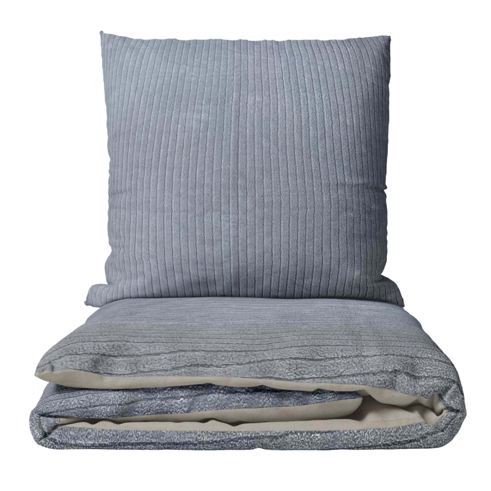 Plysch påslakanset „Minky Grey“. Plysch sängkläder, 200x220 cm Plysch påslakanset „Minky Grey“. Plysch sängkläder, 200x220 cm