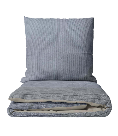 Plysch påslakanset „Minky Grey“. Påslakanset 200x220