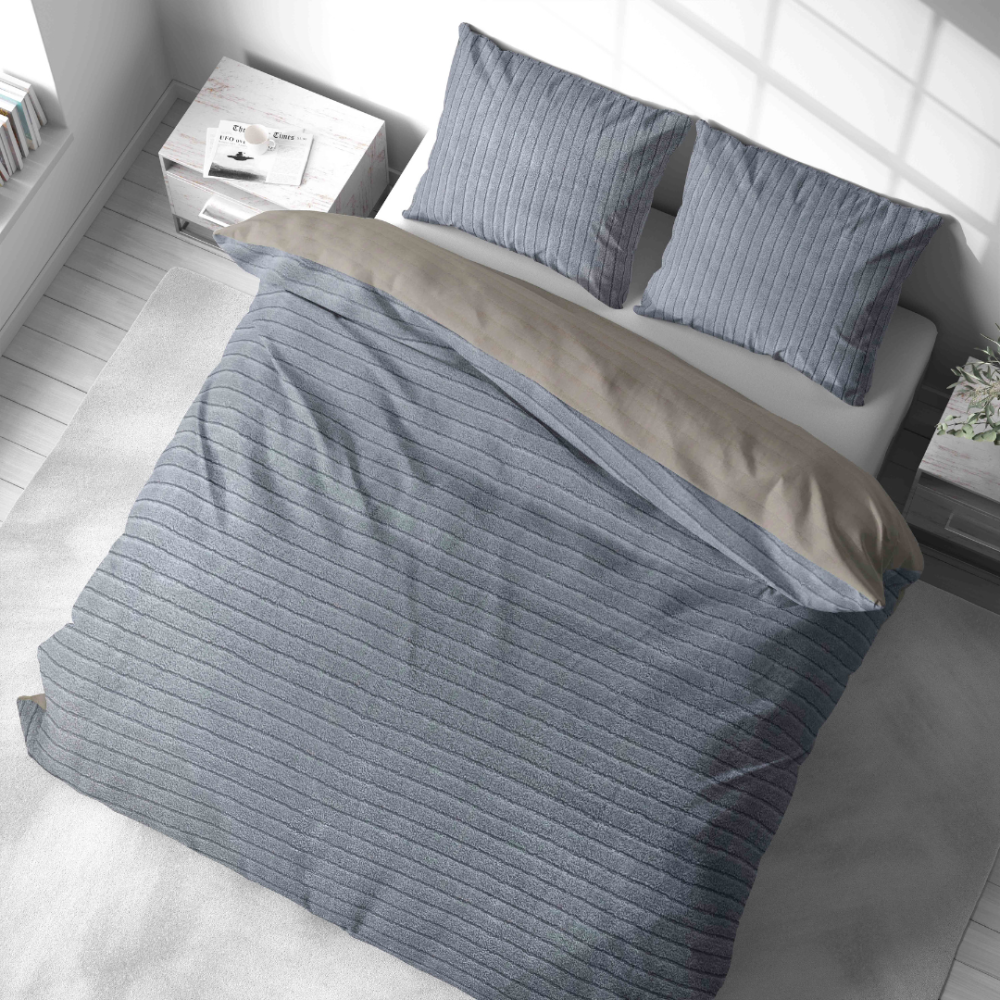 Plysch påslakanset „Minky Grey“. Plysch sängkläder, 200x220 cm Plysch påslakanset „Minky Grey“. Plysch sängkläder, 200x220 cm