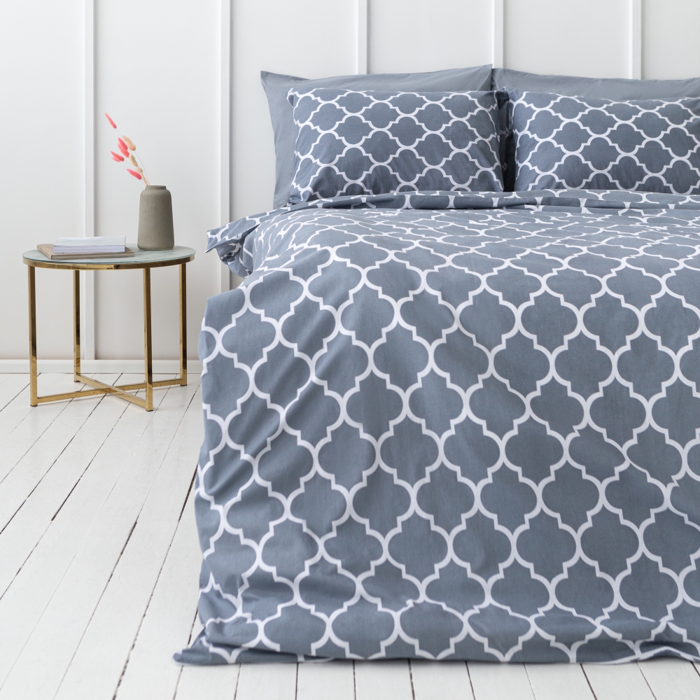 Påslakanset „Morocco grey cotton“. Påslakanset 140x200, 140x200 cm, 200x200 cm Påslakanset „Morocco grey cotton“. Påslakanset 140x200, 140x200 cm, 200x200 cm