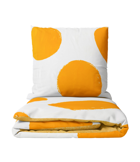 Påslakanset „Orange Bliss“. Påslakanset 140x200