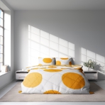 Påslakanset „Orange Bliss“. Orange sängkläder, 140x200 cm, 150x200 cm, 160x200 cm, 180x200 cm, 200x200 cm, 200x220 cm Påslakanset „Orange Bliss“. Orange sängkläder, 140x200 cm, 150x200 cm, 160x200 cm, 180x200 cm, 200x200 cm, 200x220 cm