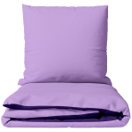 Påslakanset „Orchid Pansy“. Sängkläder 155x200, 140x200 cm, 150x200 cm, 160x200 cm, 180x200 cm, 200x200 cm, 200x220 cm, 240x220 cm. Ljuslila bäddset med en mörklila andra sida.