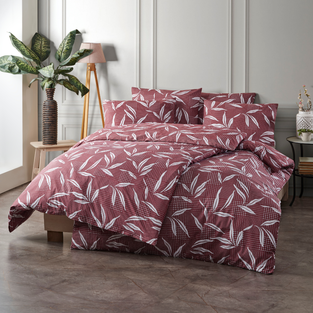 Påslakanset „Patrick Red“. Lila sängkläder, 140x200 cm, 200x200 cm, 200x220 cm Påslakanset „Patrick Red“. Lila sängkläder, 140x200 cm, 200x200 cm, 200x220 cm