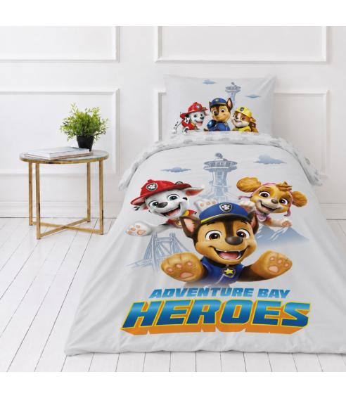 Påslakanset „Paw Patrol“. Bomull sängkläder