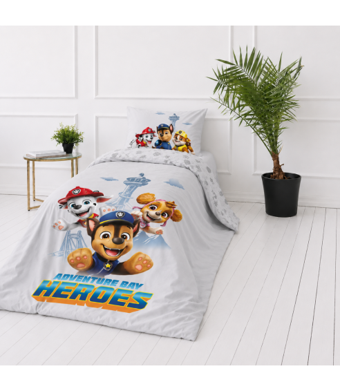 Påslakanset „Paw Patrol“. Bomull sängkläder