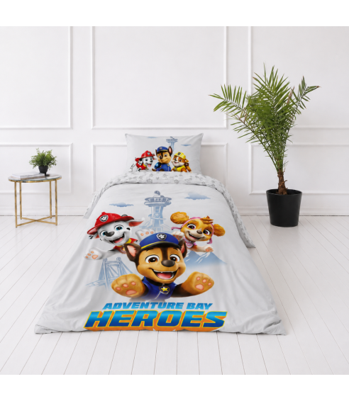 Påslakanset „Paw Patrol“. Bomull sängkläder