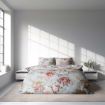 Påslakanset „Peony“. Sängkläder med växtmotiv, 140x200 cm, 200x200 cm, 200x220 cm Påslakanset „Peony“. Sängkläder med växtmotiv, 140x200 cm, 200x200 cm, 200x220 cm