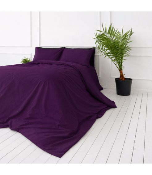 Påslakanset „Plum“. Bomull sängkläder