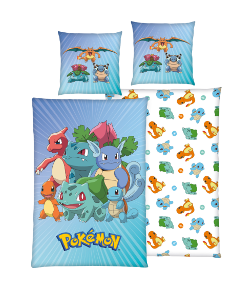 Påslakanset „Pokemon“. Bomull sängkläder