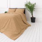 Påslakanset „Senape“. Beige sängkläder, 140x200 cm, 150x200 cm, 160x200 cm, 180x200 cm, 200x200 cm, 200x220 cm, 240x220 cm. Enfärgat brunbeige bäddset med minimalistisk design. Påslakanset „Senape“. Beige sängkläder, 140x200 cm, 150x200 cm, 160x200 cm, 180x200 cm, 200x200 cm, 200x220 cm, 240x220 cm. Enfärgat brunbeige bäddset med minimalistisk design.