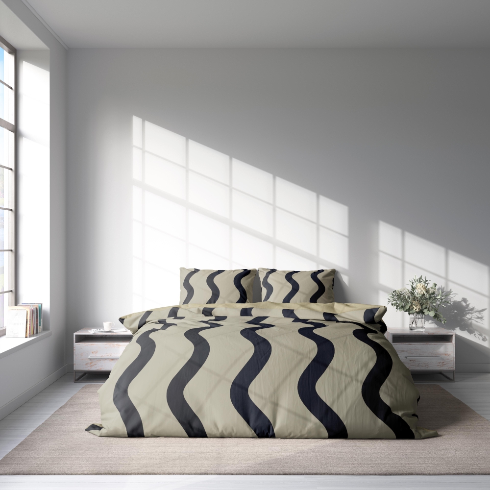 Påslakanset „String“. Sängkläder med växtmotiv, 140x200 cm, 150x200 cm, 160x200 cm, 180x200 cm, 200x200 cm, 200x220 cm Påslakanset „String“. Sängkläder med växtmotiv, 140x200 cm, 150x200 cm, 160x200 cm, 180x200 cm, 200x200 cm, 200x220 cm