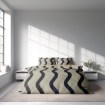 Påslakanset „String“. Sängkläder med växtmotiv, 140x200 cm, 150x200 cm, 160x200 cm, 180x200 cm, 200x200 cm, 200x220 cm Påslakanset „String“. Sängkläder med växtmotiv, 140x200 cm, 150x200 cm, 160x200 cm, 180x200 cm, 200x200 cm, 200x220 cm