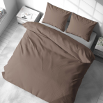 Påslakanset „Stucco“. Beige sängkläder, 140x200 cm, 200x200 cm, 200x220 cm Påslakanset „Stucco“. Beige sängkläder, 140x200 cm, 200x200 cm, 200x220 cm
