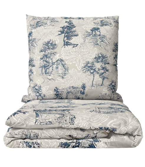 Påslakanset „Toile De Jouy Classic“. Påslakanset 140x200