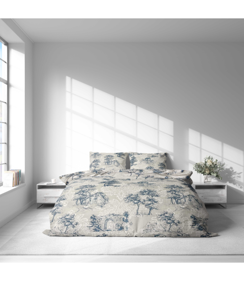 Påslakanset „Toile De Jouy Classic“. Påslakanset 140x200