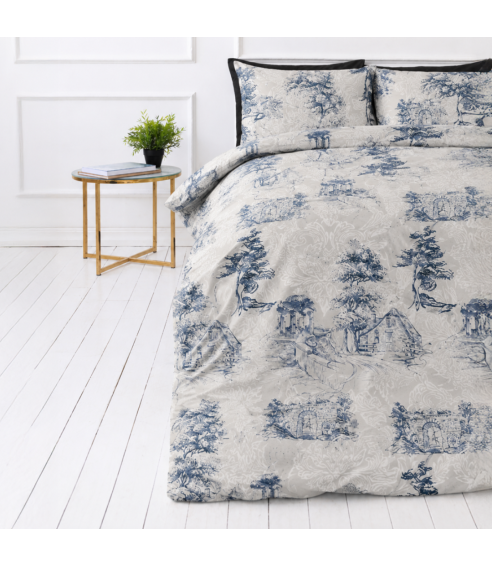 Påslakanset „Toile De Jouy Classic“. Påslakanset 140x200