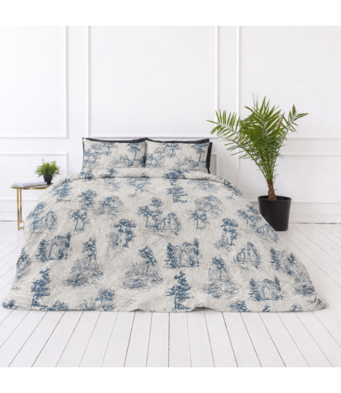 Påslakanset „Toile De Jouy Classic“. Påslakanset 140x200