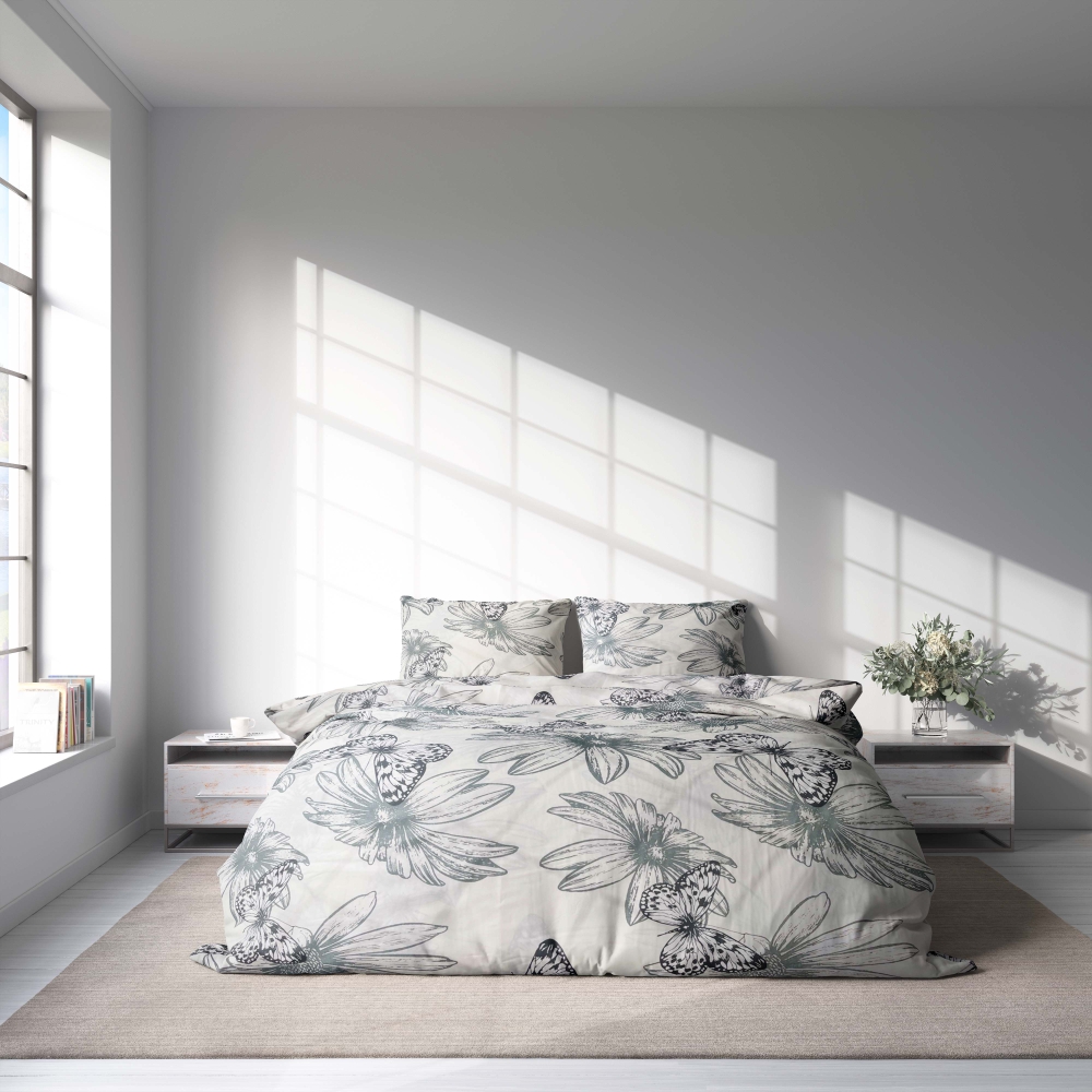 Påslakanset „Wildflower“. Sängkläder med växtmotiv, 140x200 cm, 150x200 cm, 160x200 cm, 180x200 cm, 200x200 cm, 200x220 cm Påslakanset „Wildflower“. Sängkläder med växtmotiv, 140x200 cm, 150x200 cm, 160x200 cm, 180x200 cm, 200x200 cm, 200x220 cm
