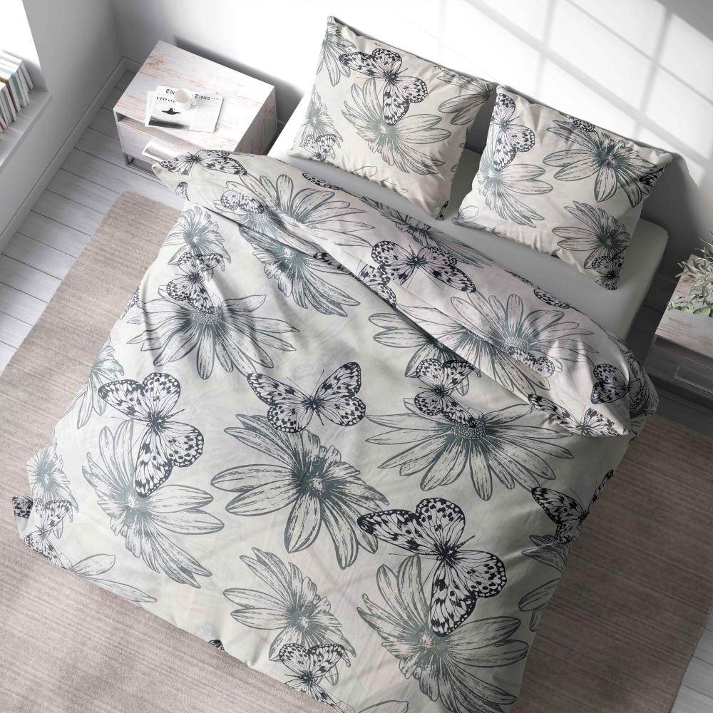 Påslakanset „Wildflower“. Sängkläder med växtmotiv, 140x200 cm, 150x200 cm, 160x200 cm, 180x200 cm, 200x200 cm, 200x220 cm Påslakanset „Wildflower“. Sängkläder med växtmotiv, 140x200 cm, 150x200 cm, 160x200 cm, 180x200 cm, 200x200 cm, 200x220 cm