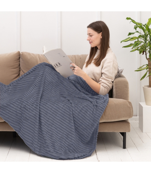 Pläd „Blue Shadow fleece blanket“. Plädar