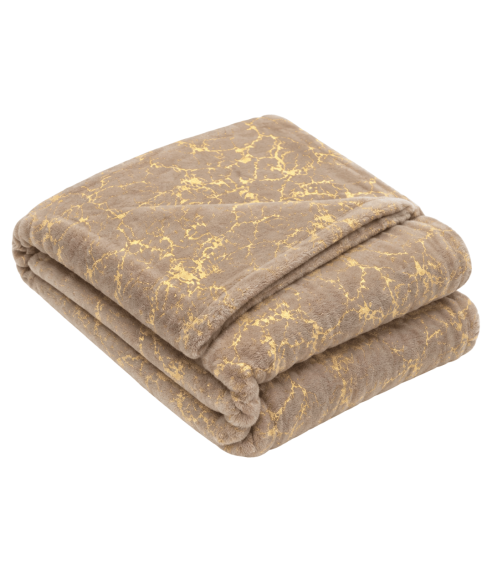Pläd „Gilded Brown fleece blanket“. Plädar