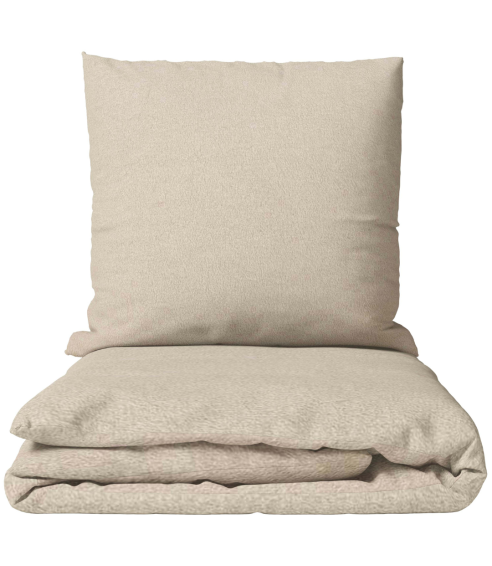 Plyschbäddset „Minky Beige“. Påslakanset 200x220