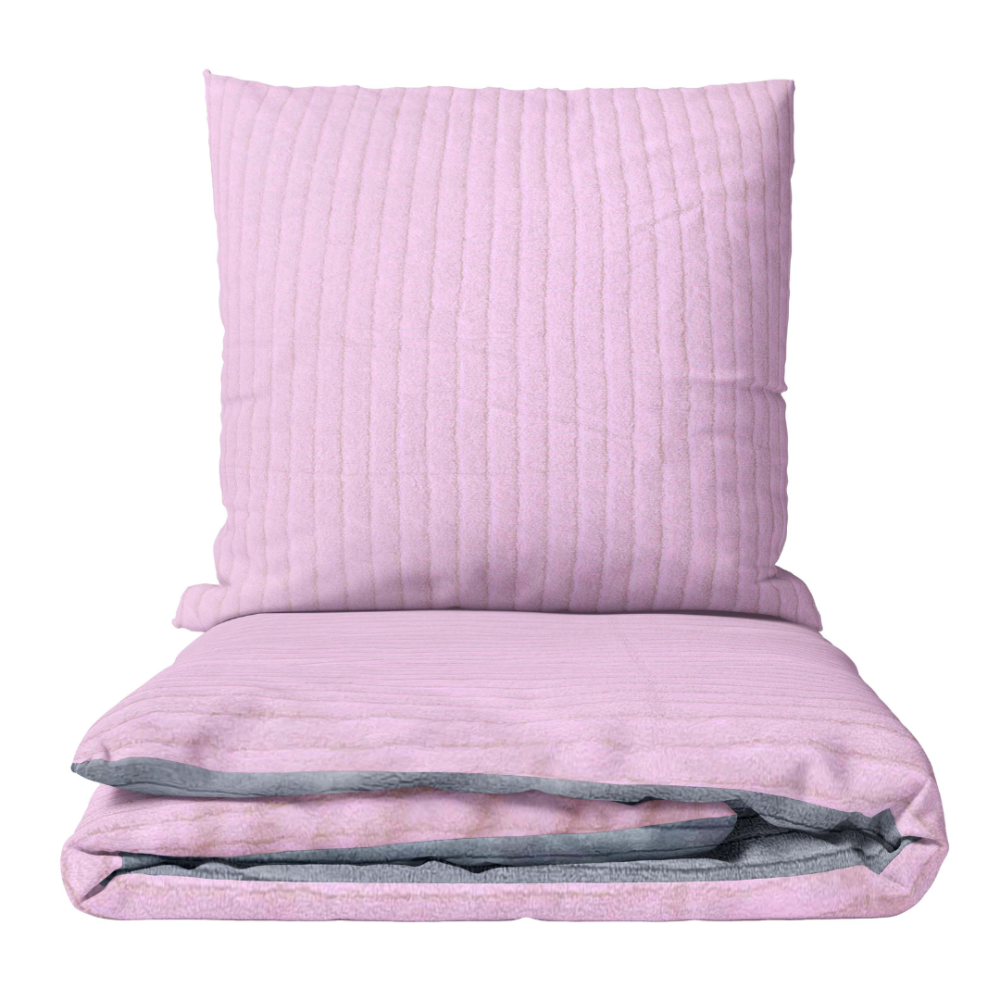 Plysch påslakanset „Minky Pink“. Plysch sängkläder, 200x220 cm Plysch påslakanset „Minky Pink“. Plysch sängkläder, 200x220 cm