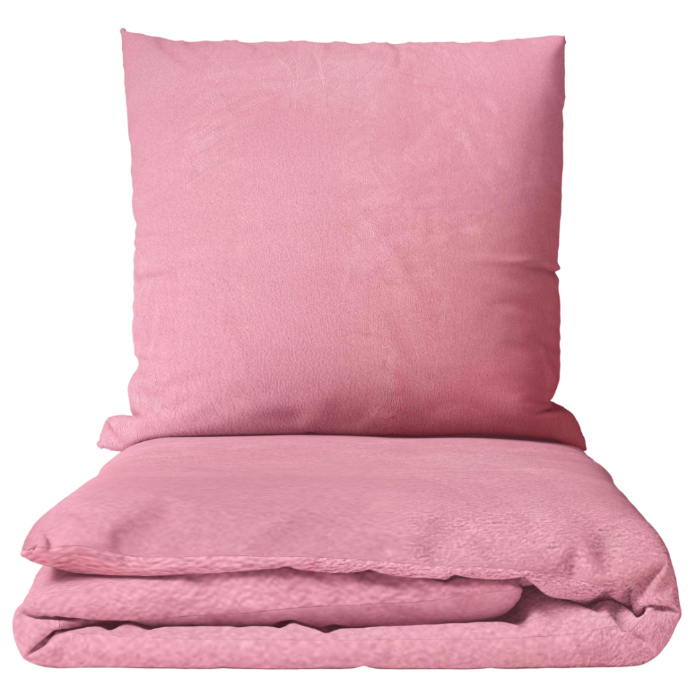 Plysch bäddset „Minky Rose Solid“. Plysch sängkläder, 200x220 cm Plysch bäddset „Minky Rose Solid“. Plysch sängkläder, 200x220 cm