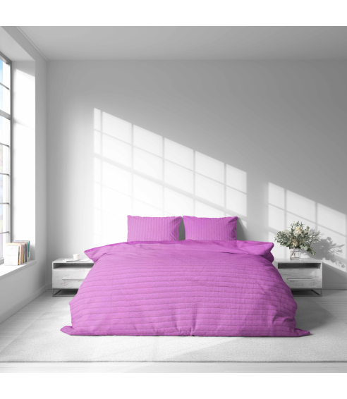 Plysch påslakanset „Minky Violet“. Påslakanset 200x220