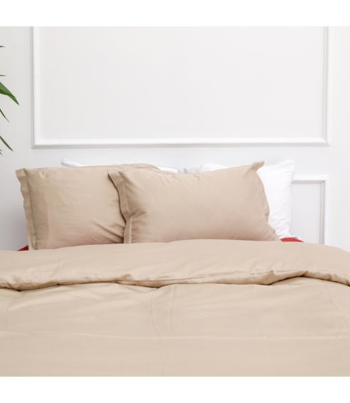 Satin örngott „Classic coffee“. Örngott 50×70