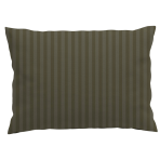 Satin örngott “Moss Green Stripe Satin Pillowcase”. Örngott 50×70