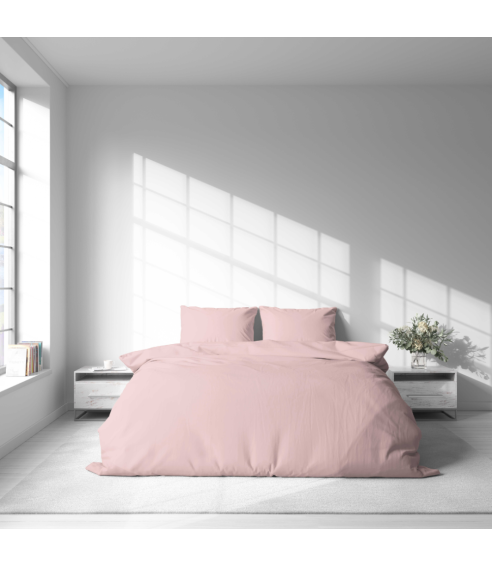 Premium satin påslakanset „Classic pink“. Satin påslakan