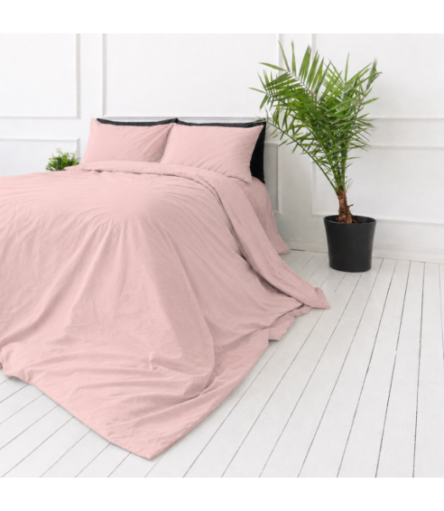 Premium satin påslakanset „Classic pink“. Satin påslakan