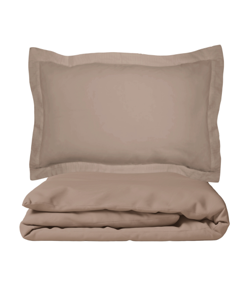 Premium satin påslakanset „Dark ecru“. Satin påslakan